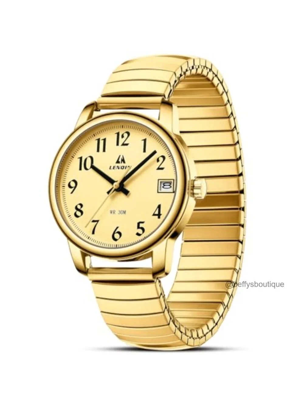 Women's Stainless Steel Quartz Wrist Watch - Analog Classic Round Dial